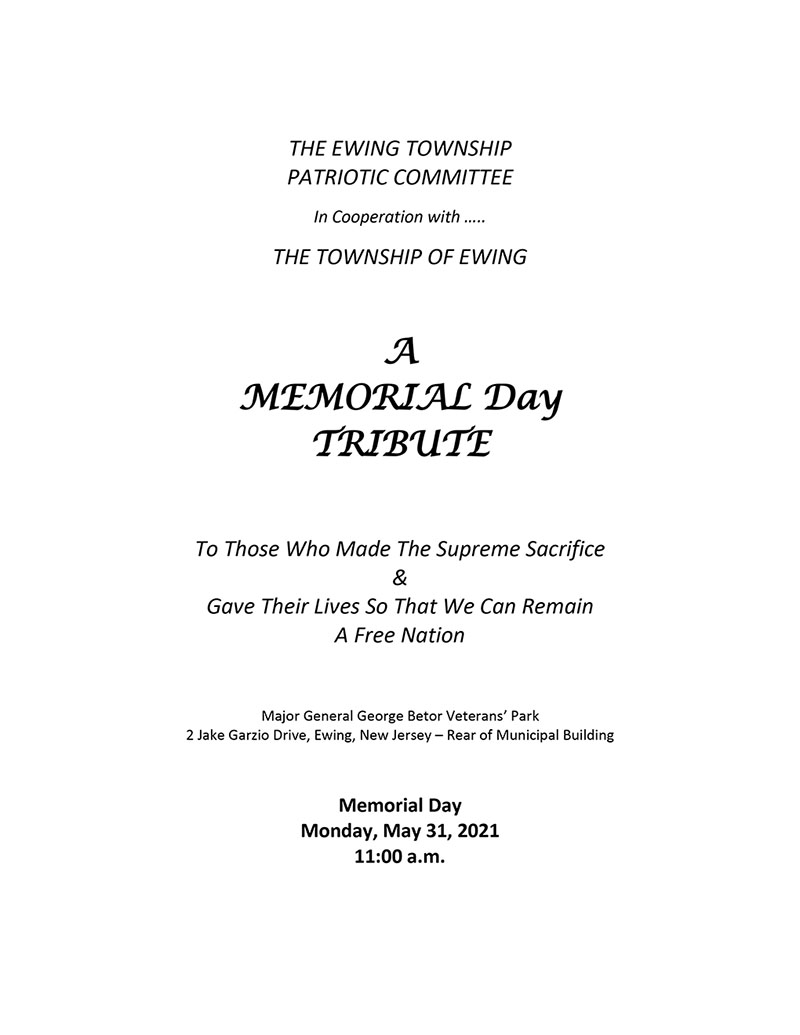 Memorial Day Tribute