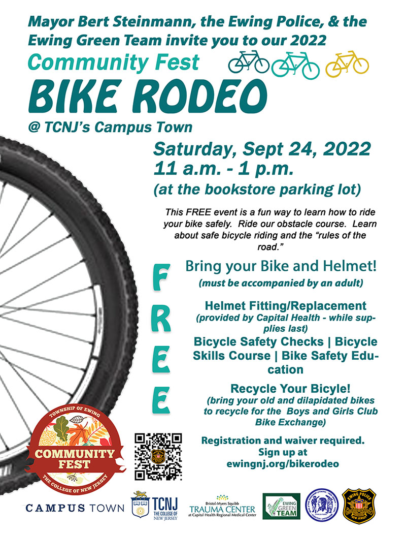 Click on image for a printable Bike Rodeo Flyer