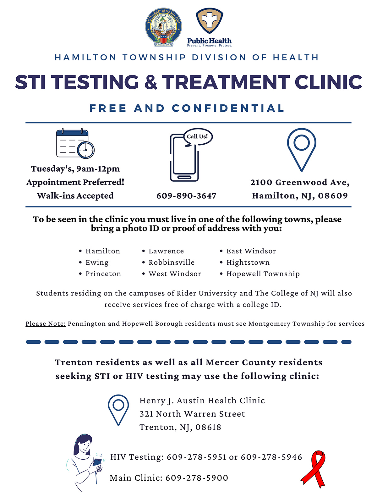 STI Testing and Treatment flyer