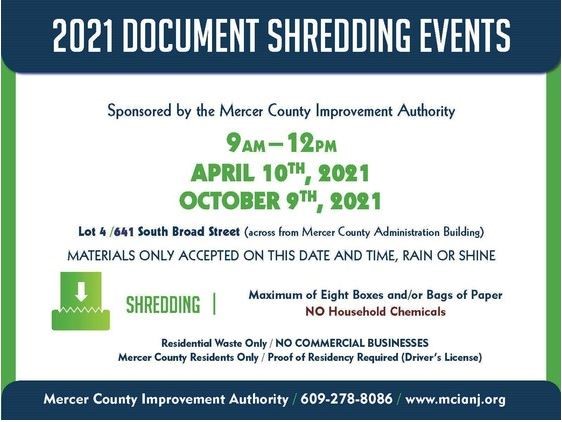 MCIA Document Shredding Events 2021