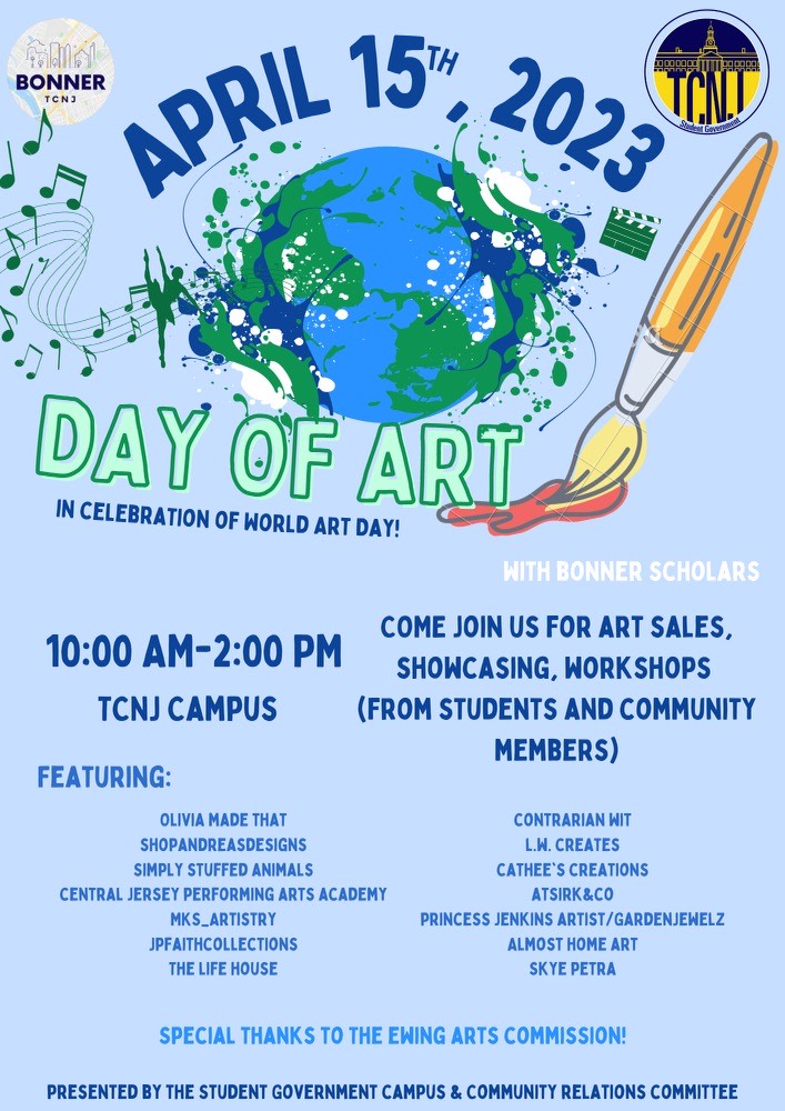 Ewing New Jersey TCNJ to Host a “Day of Art” in a Celebration of